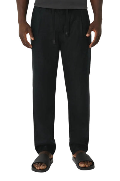 Industrie The New Capri Linen Pant - Black