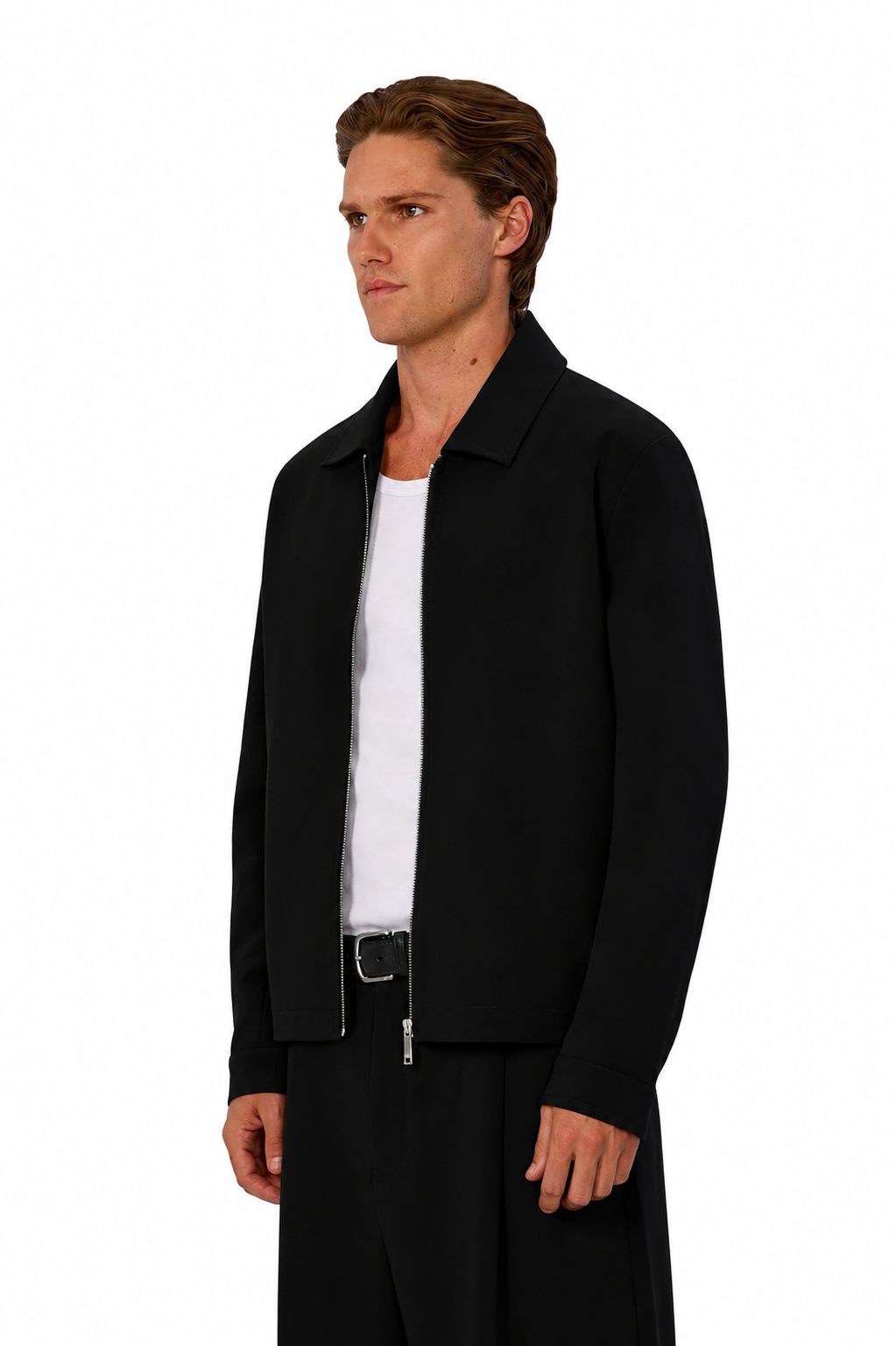 Industrie The Lusso Bomber Jacket Black