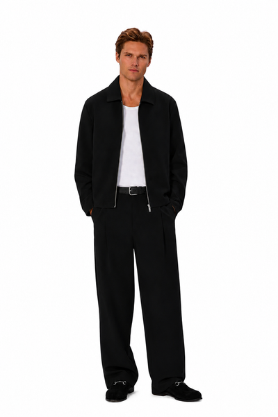 Industrie The Lusso Bomber Jacket Black