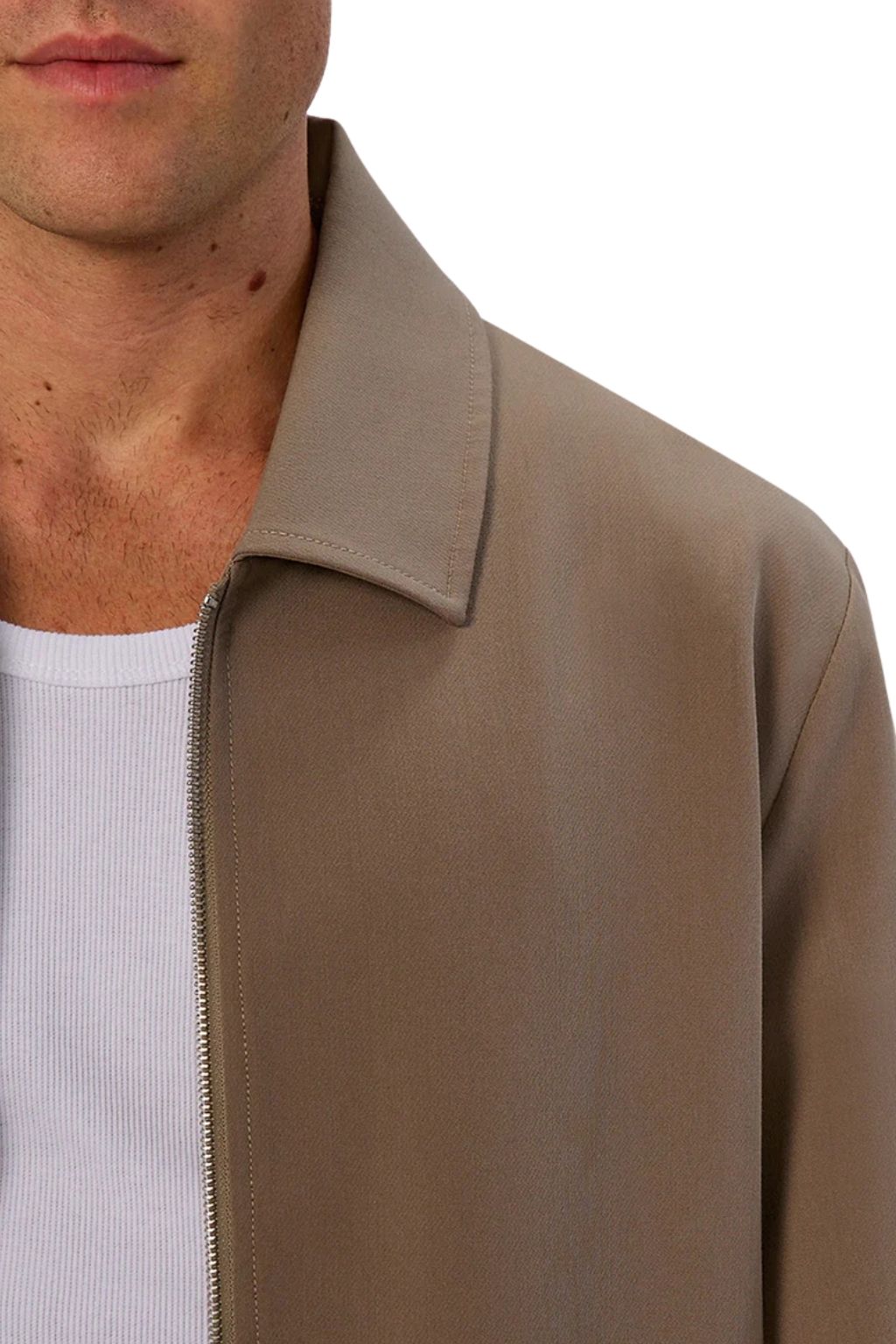 Industrie The Lusso Bomber Jacket - Sandrift
