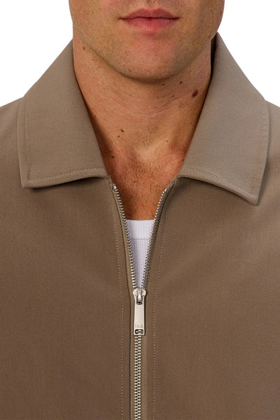 Industrie The Lusso Bomber Jacket - Sandrift