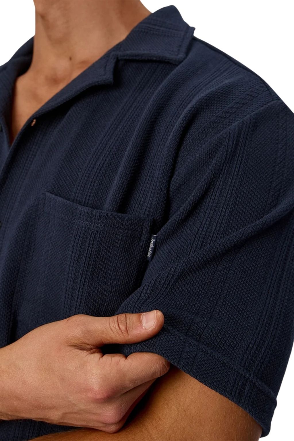 Industrie The Malaga Short Sleeve Shirt - New Navy
