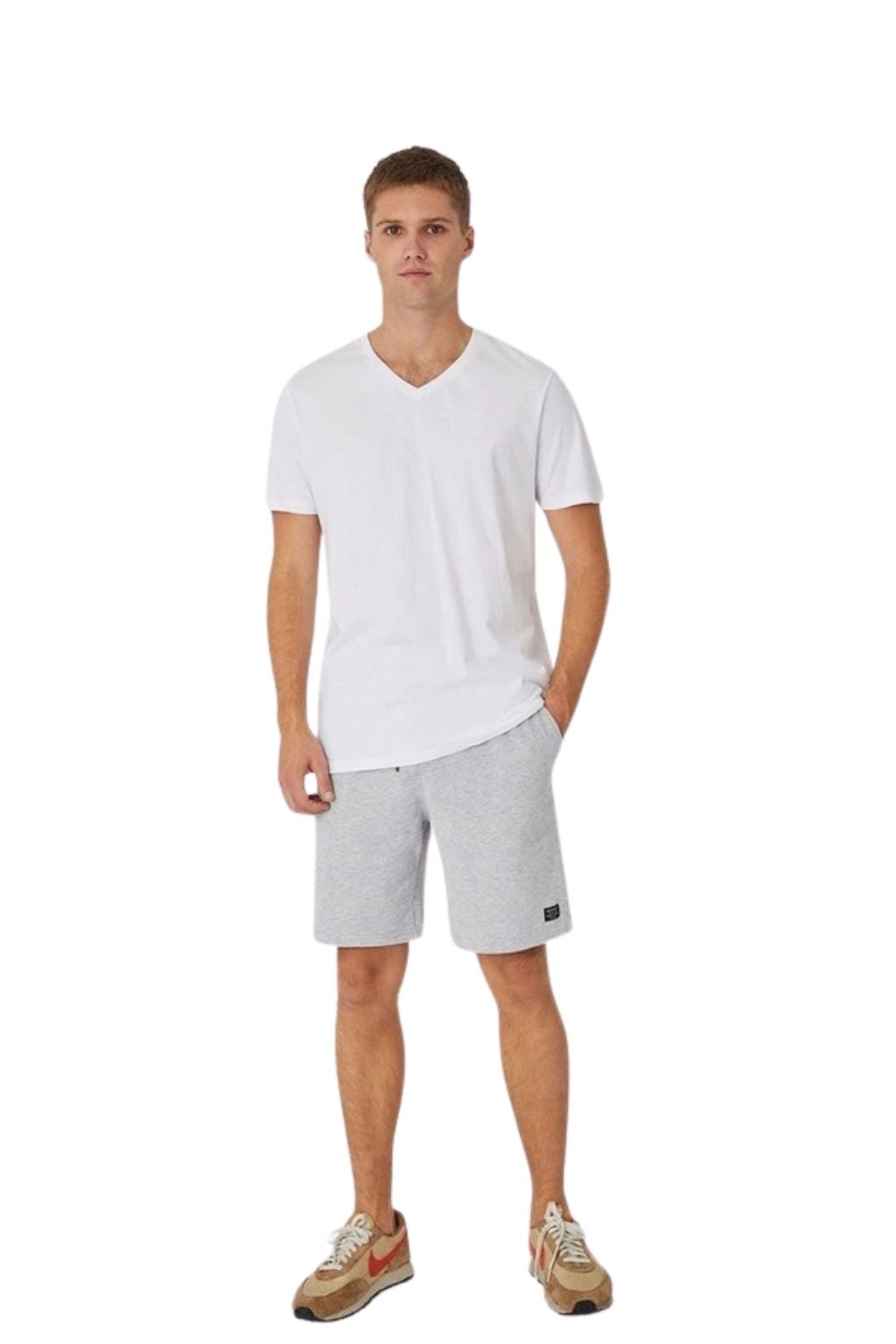 Industrie The New Basic Vee Tee White