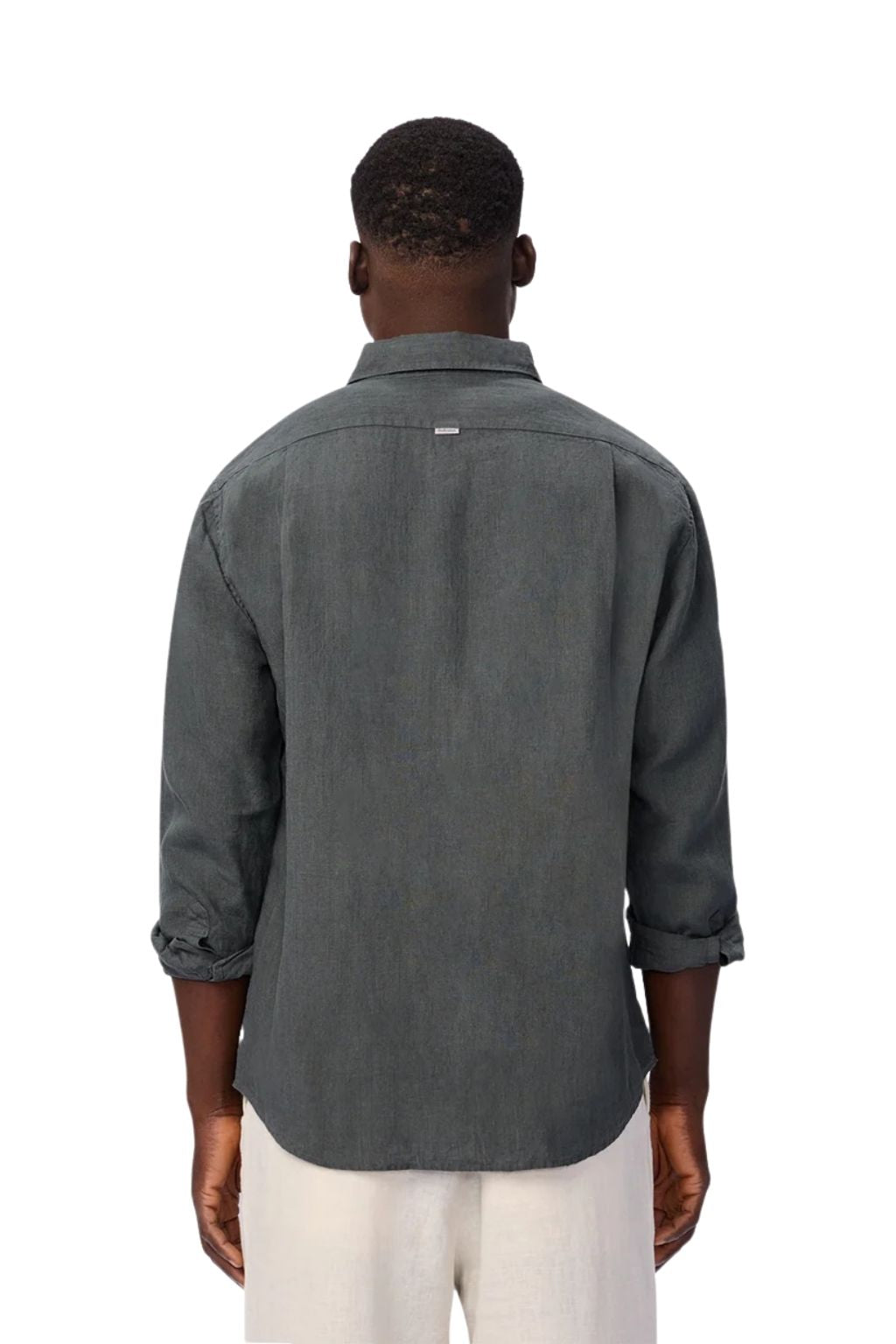 Industrie The St Martins Linen Long Sleeve Shirt - Elm