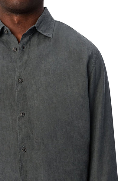Industrie The St Martins Linen Long Sleeve Shirt - Elm