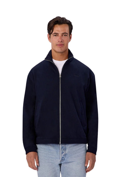 Industrie The Syracuse Track Top Dark Navy