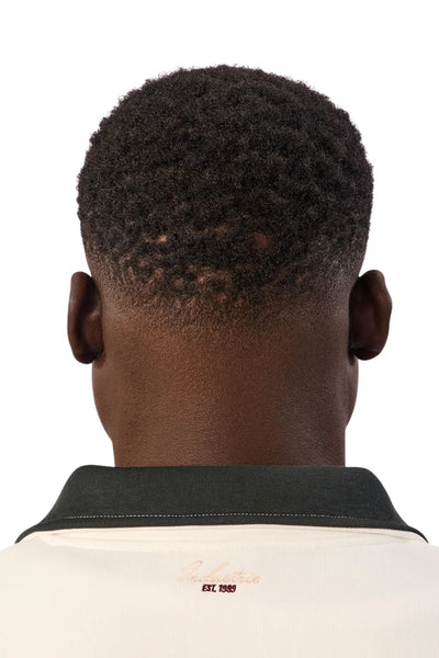 Industrie The Tech Southend Track Top - Off White/Elm Combo