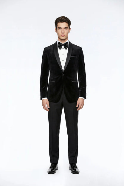 JA Tuxedo Black Velvet Jacket