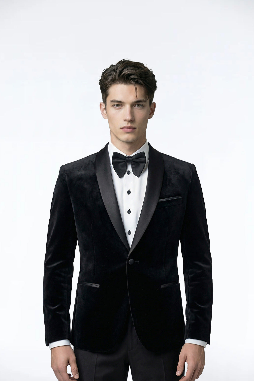 JA Tuxedo Black Velvet Jacket