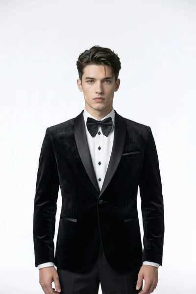 JA Tuxedo Black Velvet Jacket