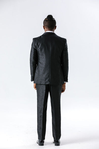 Paisley Black Suit Jacket Jacket