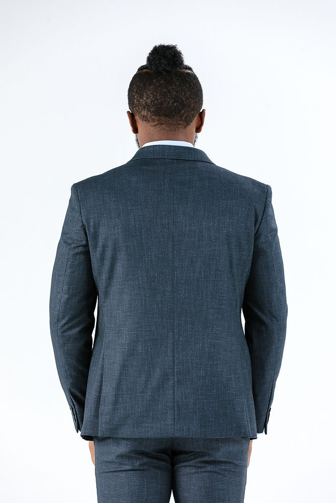 Adam Charcoal Double Breasted Suit Jacket Jacket