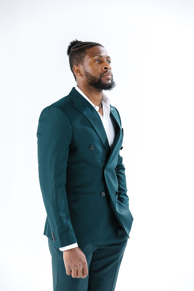 Salvatore Forest Green Suit Jacket Jacket