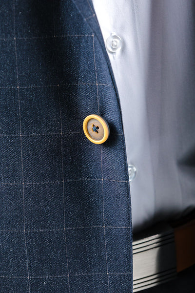 Shoreditch Gold Check Suit Jacket Jacket