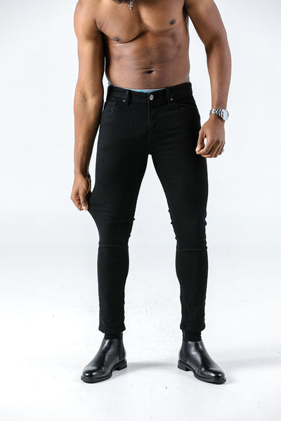 FSBN Pure Black Slim Jeans Jeans