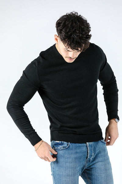 Tony Montana Black Knit Jumpers