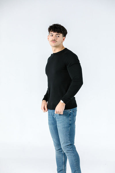 Tony Montana Black Knit Jumpers