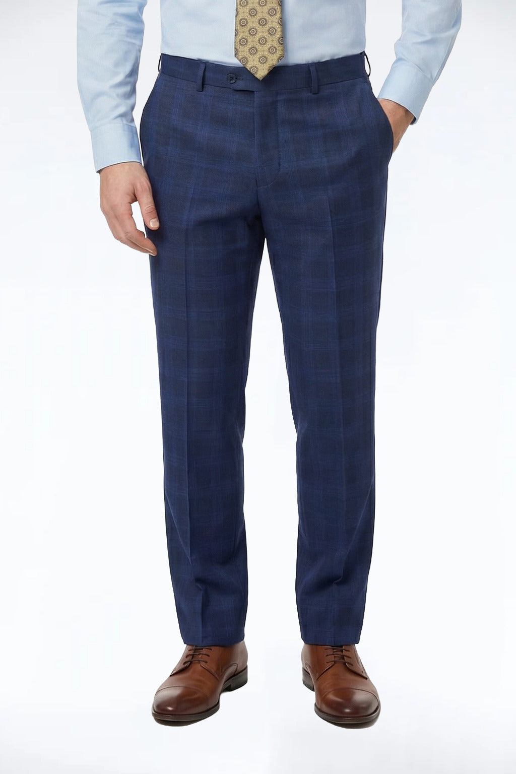 Leo Navy Suit Trousers