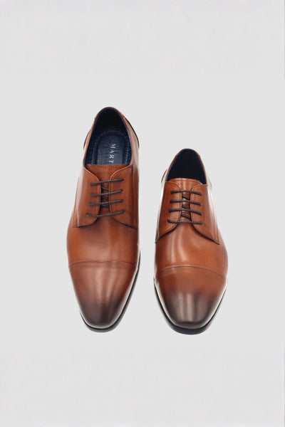 Martino Carolus Luca Dark Tan Dress Shoe