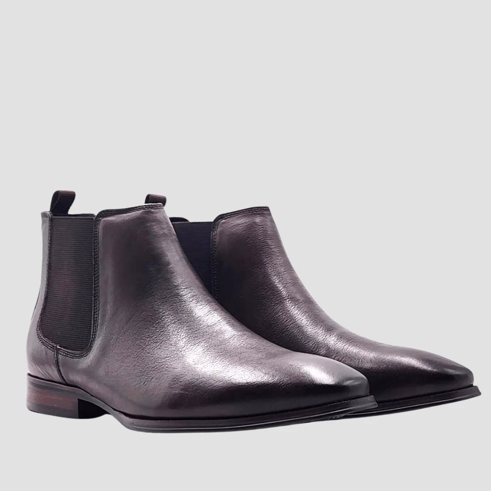 Martino Carolus Andreas Brown Leather Boot