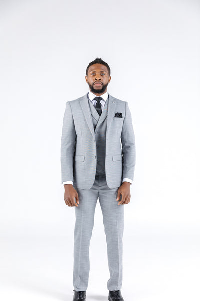 Miguel Silver Suit Jacket