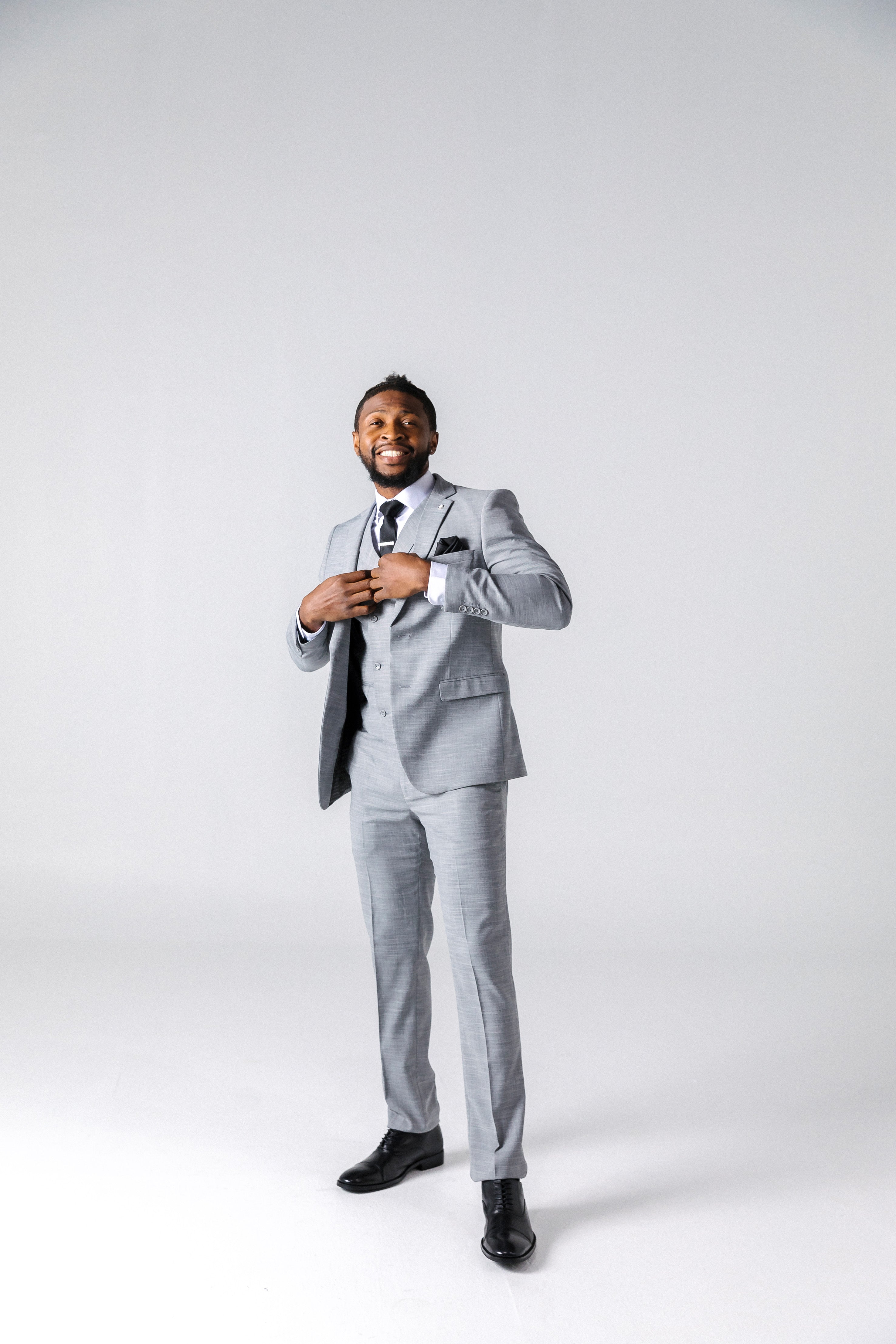 Miguel Silver Suit Jacket