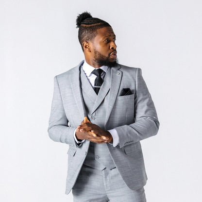 Miguel Silver Waistcoat