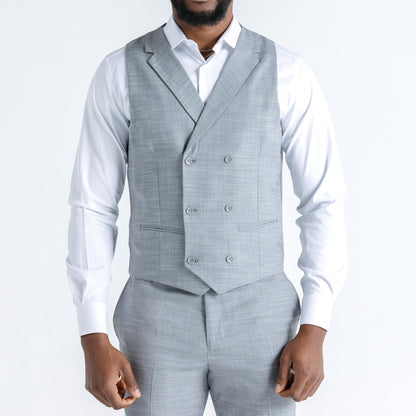 Miguel Silver Waistcoat