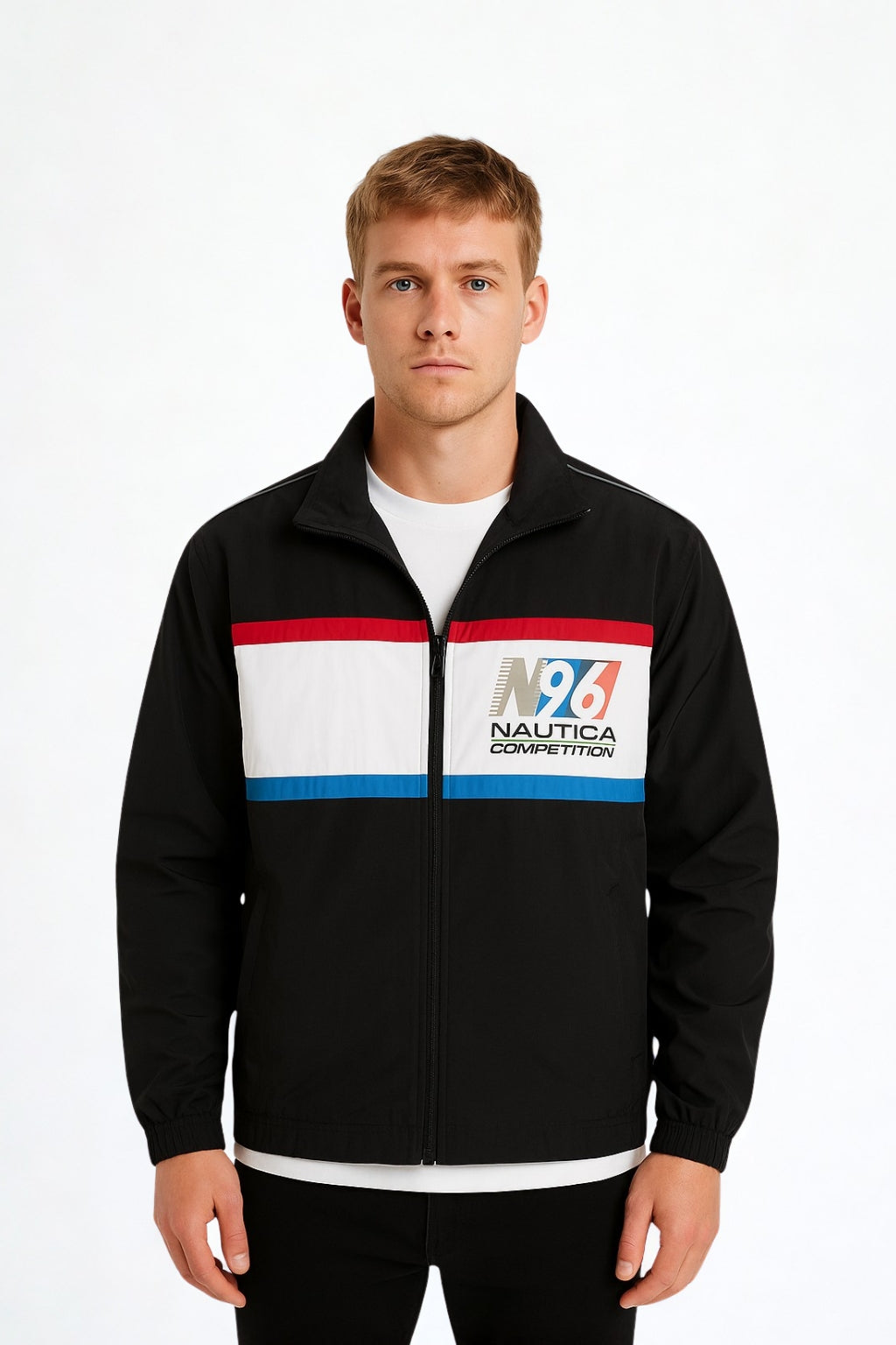 Nautica Competition Black Ashmore Full-Zip Jacket