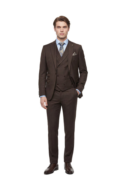 Pablo Chocolate Brown Suit Jacket