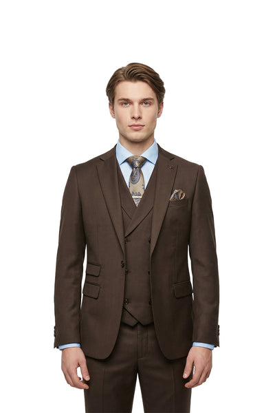 Pablo Chocolate Brown Waistcoat