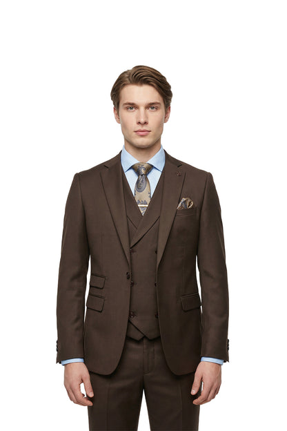 Pablo Chocolate Brown Waistcoat