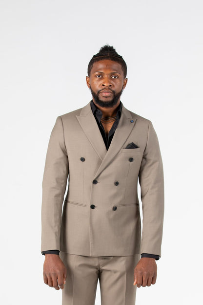 Salvatore Camel Suit Jacket
