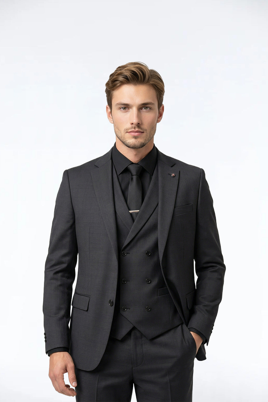 Santo Black Suit Jacket