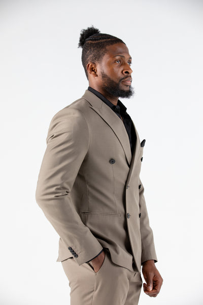 Salvatore Camel Suit Jacket