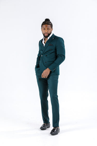 Salvatore Forest Green Suit Jacket