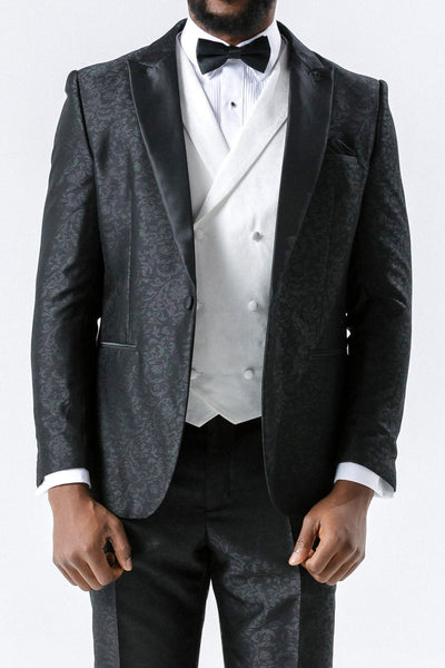 Paisley Black Suit Jacket