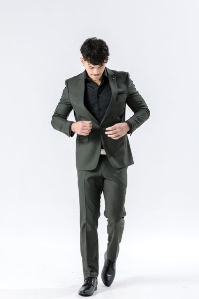 Pablo Olive Green Suit Jacket