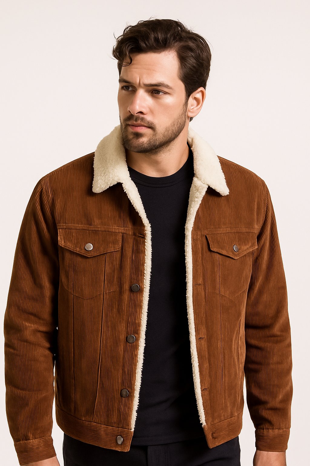 Silent Theory Chocolate Cruiser Cord Jacket