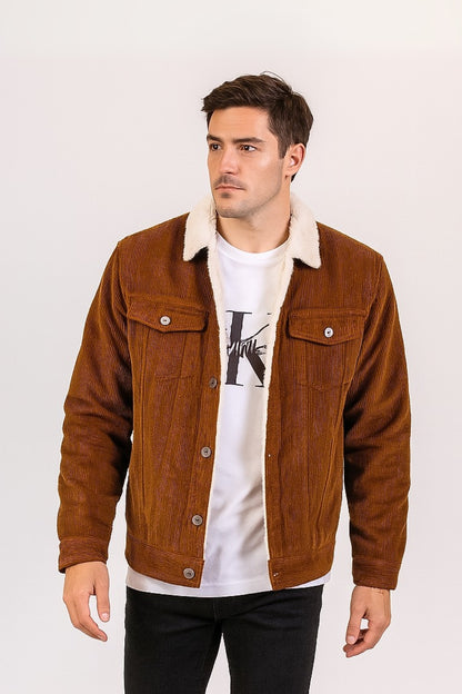 Silent Theory Tan Shook Cord Jacket