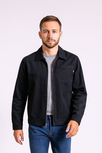 St Goliath Black Trad Overshirt