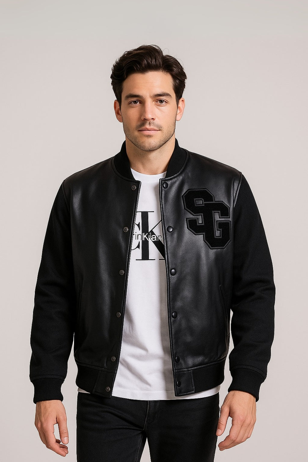 St Goliath Black Alumni Bomber Jacket