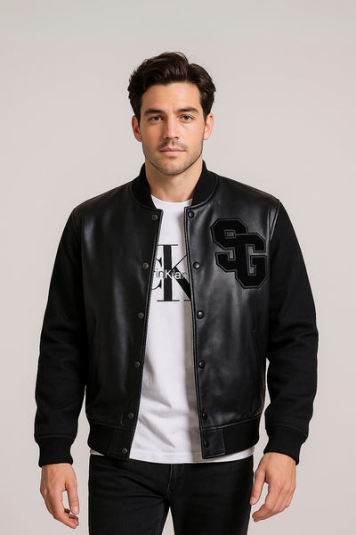 St Goliath Black Alumni Bomber Jacket