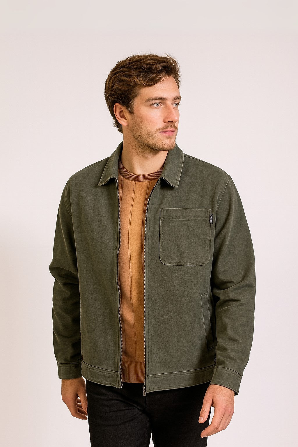 St Goliath Green Trad Overshirt