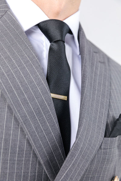 Beckham Grey Pinstripe Suit Jacket Jacket