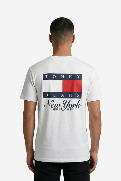 Tommy Hilfiger Ecru Regular Heritage Flag Tee