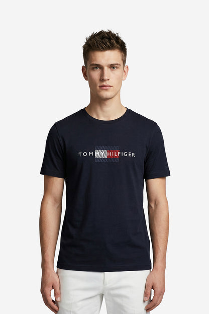 Tommy Hilfiger Desert Sky Flag Embroidery Tee