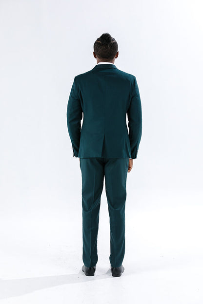 Salvatore Forest Green Suit Trousers Trousers