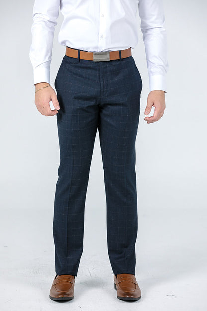 Shoreditch Gold Check Suit Trousers Trousers