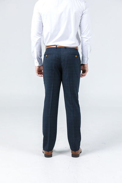 Shoreditch Gold Check Suit Trousers Trousers